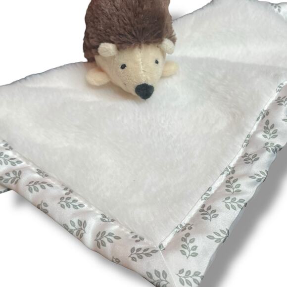 Parents Choice Lovey Hedgehog Plush Security Blanket Stuffed Animal Satin 12" - Picture 6 of 12